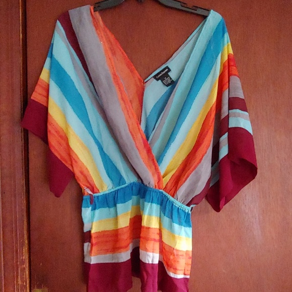 Cotton Express Tops - Rainbow tunic🌈